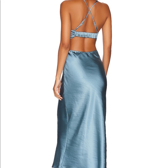 ASTR the label Colette Dress in slate blue - Picture 2 of 2